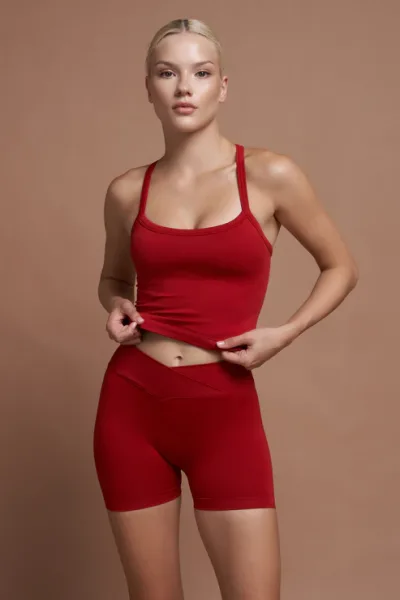 Nova Kırmızı Seamless Tank Top